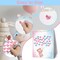 Baby Gender Reveal Fingerprint Tree Sign, Gender Reveal Party Ideas, Baby Shower Sign In Guest Book, Bear Themed Canvas Decoration for Baby Shower